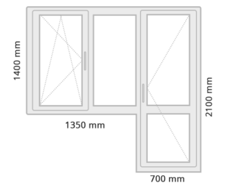 window 3 grey  - Цены